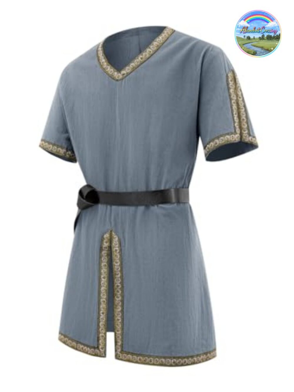 Men's Medieval Pirate Tunic Renaissance Viking LARP Costume Top